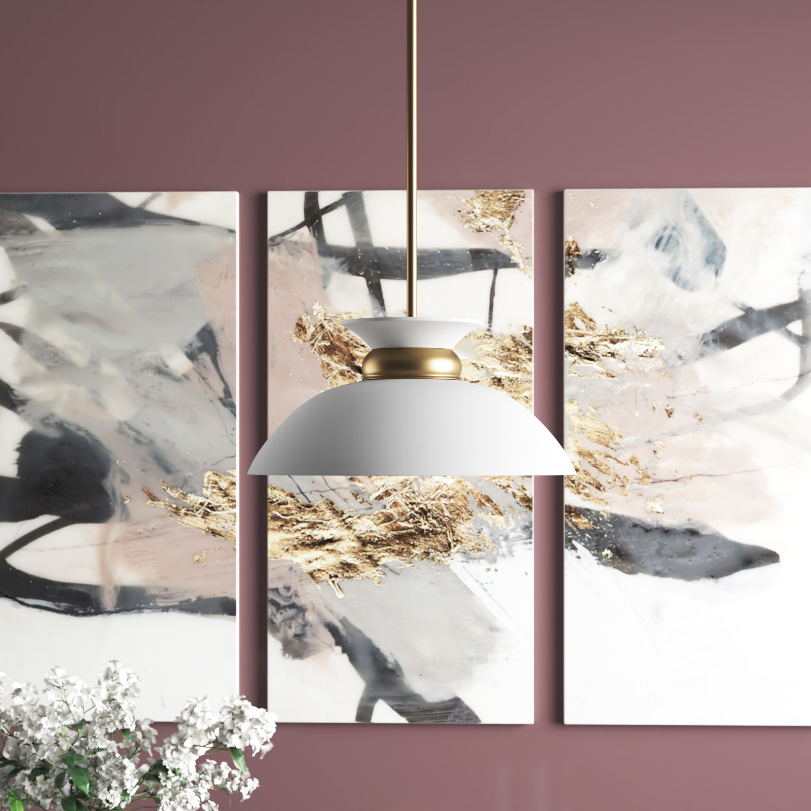 その他 Jean Jullien light Etta Avenue™ Giles 1 - Light Single Dome Pendant & Reviews